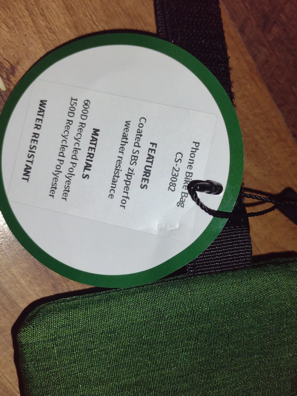 ATO CIRCLE Green Bike Phone Bag